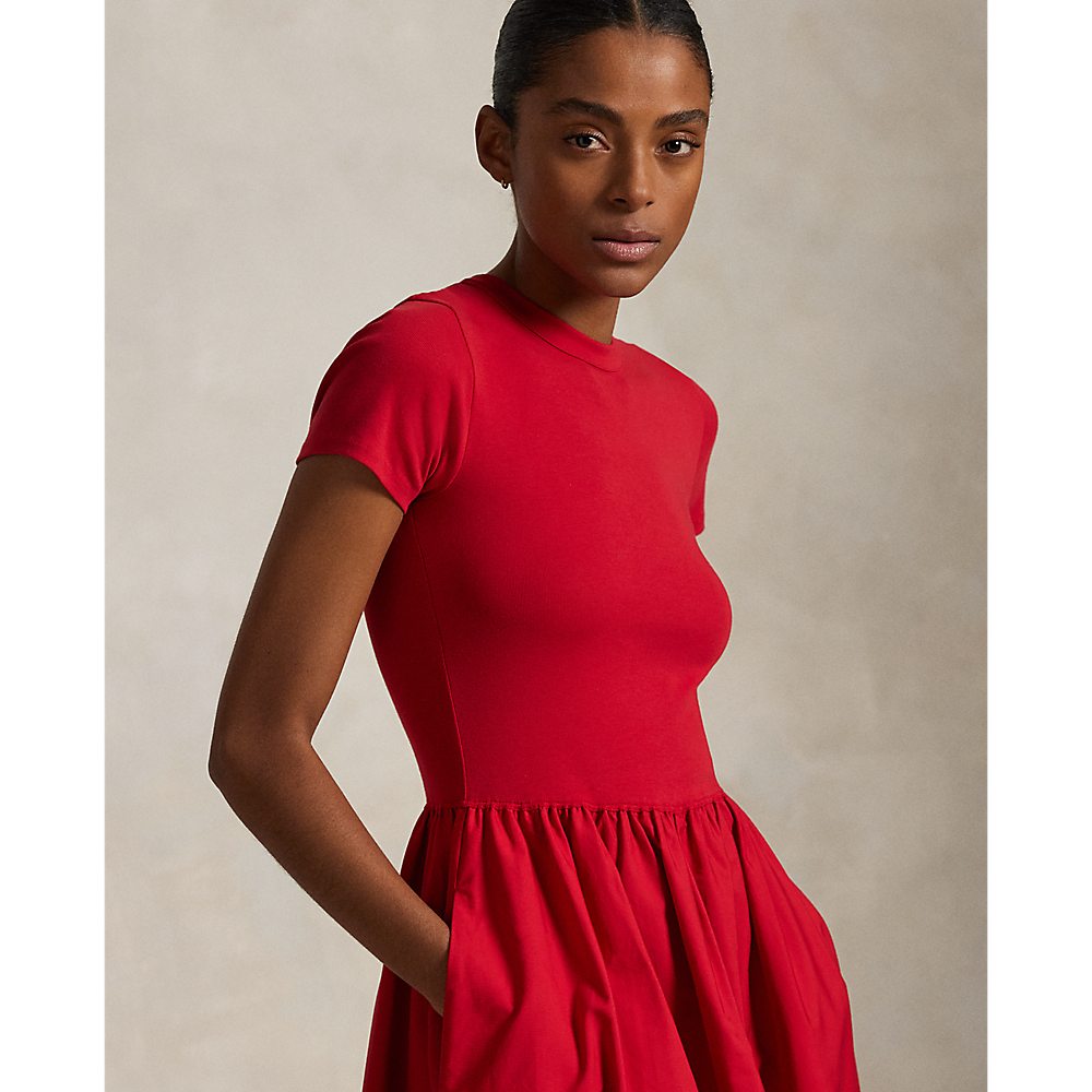 PRL Cotton Short-Sleeve Dress/Haljina 211966311003