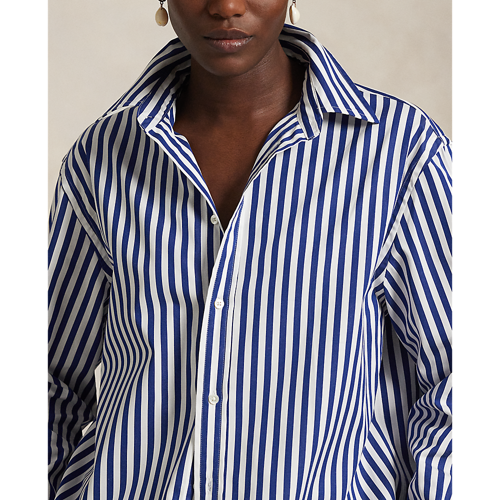 PRL Oversize Fit Striped Cotton Shirt/Košulja 211968218001