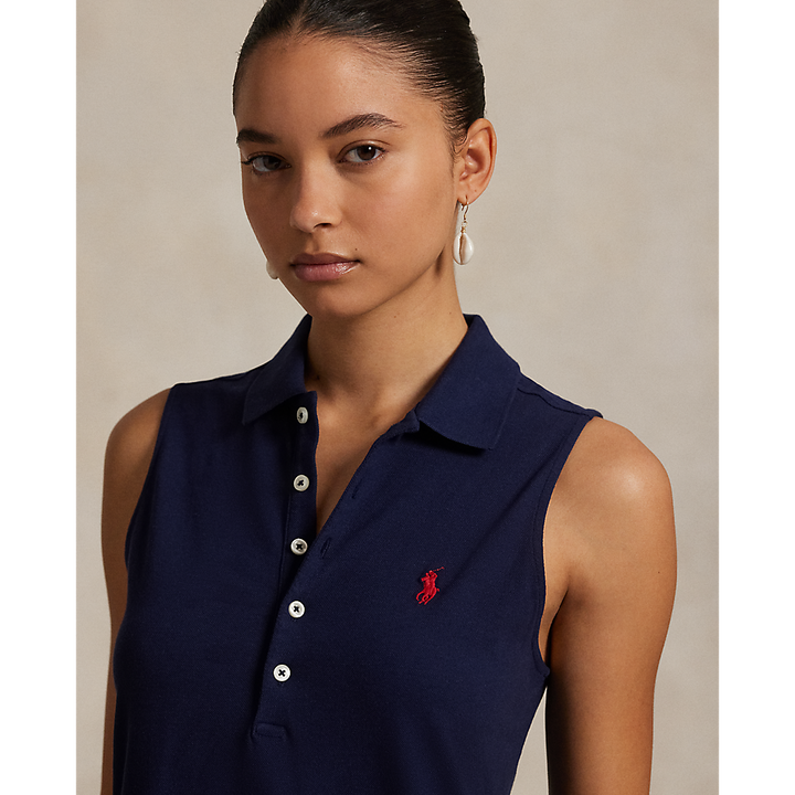 PRL Stretch-Cotton Sleeveless Polo Dress/Haljina 211968292002