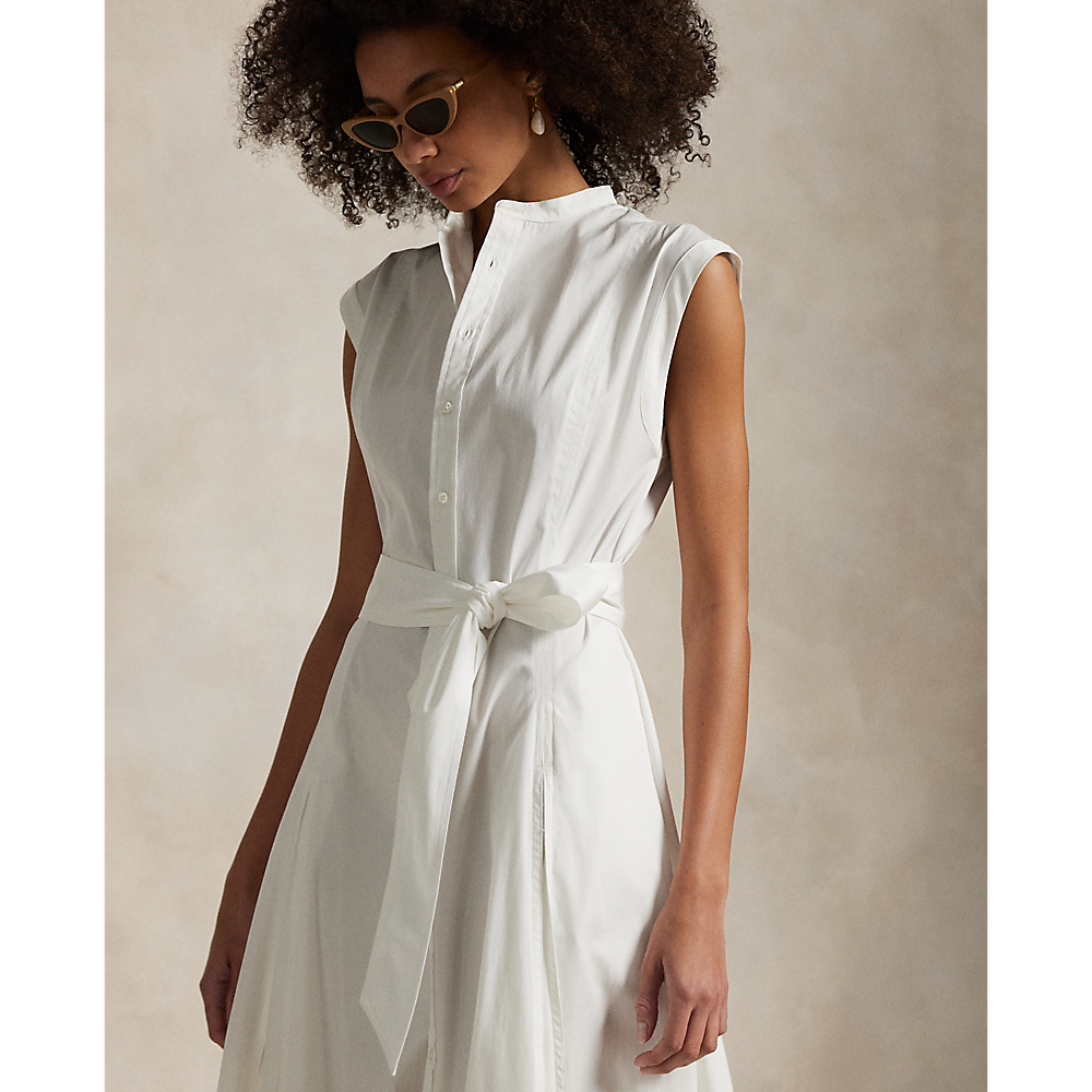PRL Belted Cotton Sleeveless A-Line Dress/Haljina 211969143001