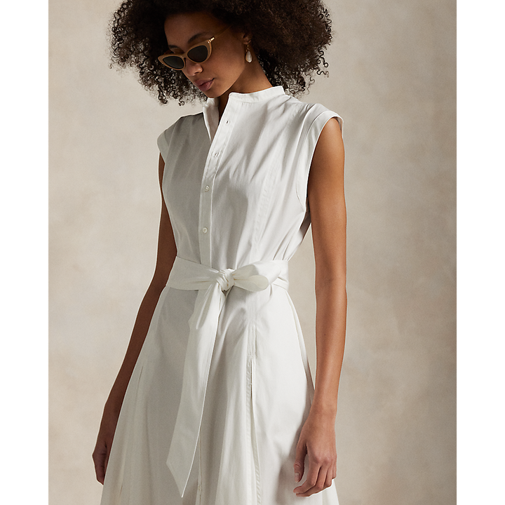 PRL Belted Cotton Sleeveless A-Line Dress/Haljina 211969143001