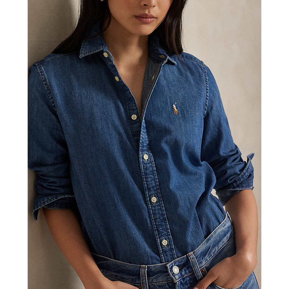 PRL Slim Fit Denim Shirt/Košulja 211969458001