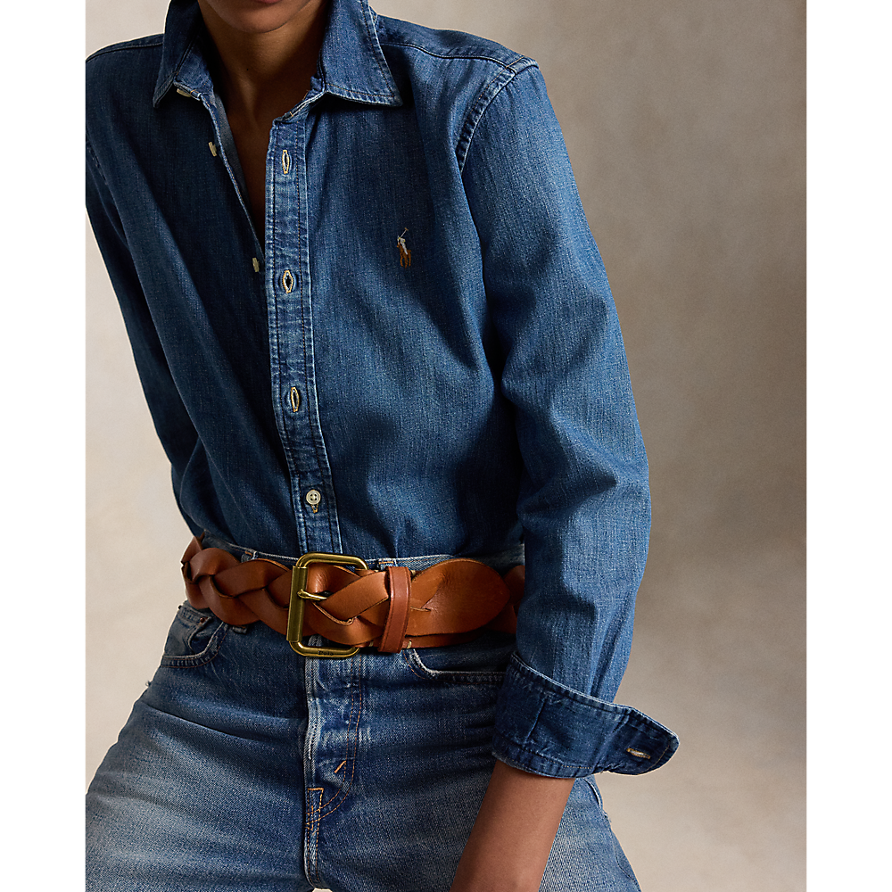 PRL Slim Fit Denim Shirt/Košulja 211969458001
