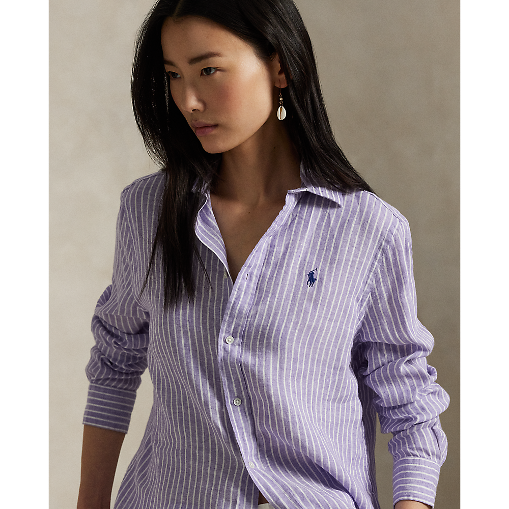 PRL Classic Fit Striped Linen Shirt/Košulja 211970691002