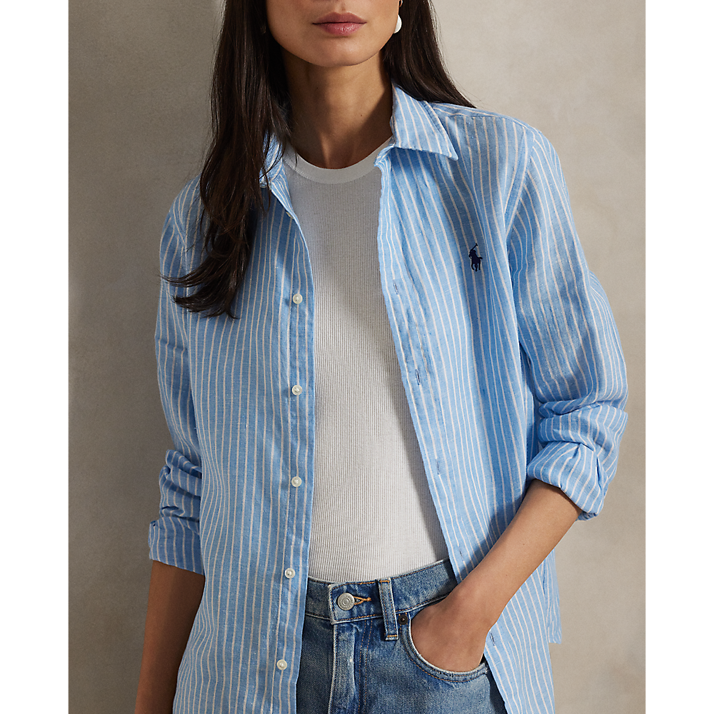 PRL Classic Fit Striped Linen Shirt/Košulja 211970691004
