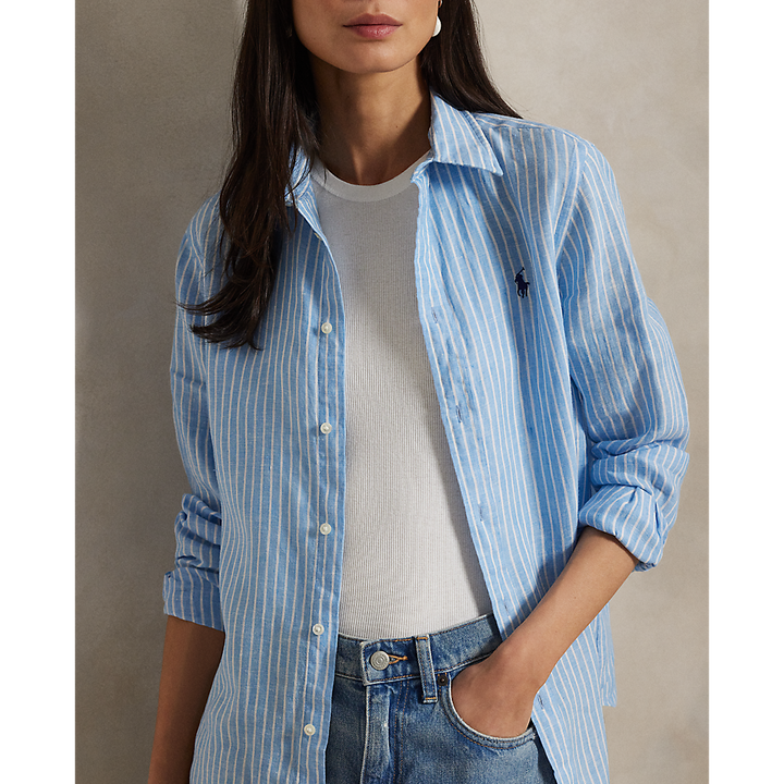 PRL Classic Fit Striped Linen Shirt/Košulja 211970691004