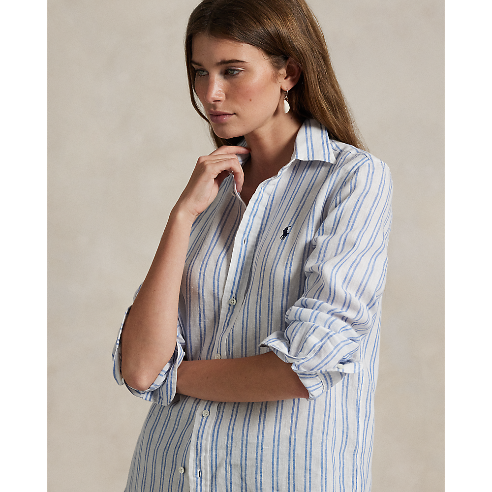 PRL Classic Fit Striped Linen Shirt/Košulja 211970691007