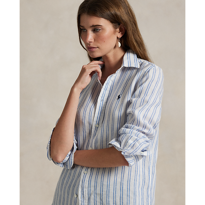 PRL Classic Fit Striped Linen Shirt/Košulja 211970691007