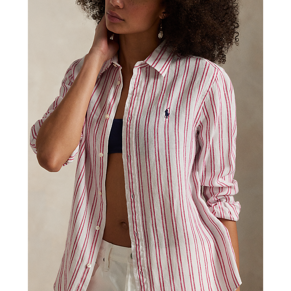 PRL Classic Fit Striped Linen Shirt/Košulja 211970691008