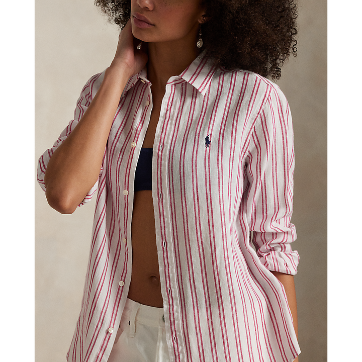 PRL Classic Fit Striped Linen Shirt/Košulja 211970691008