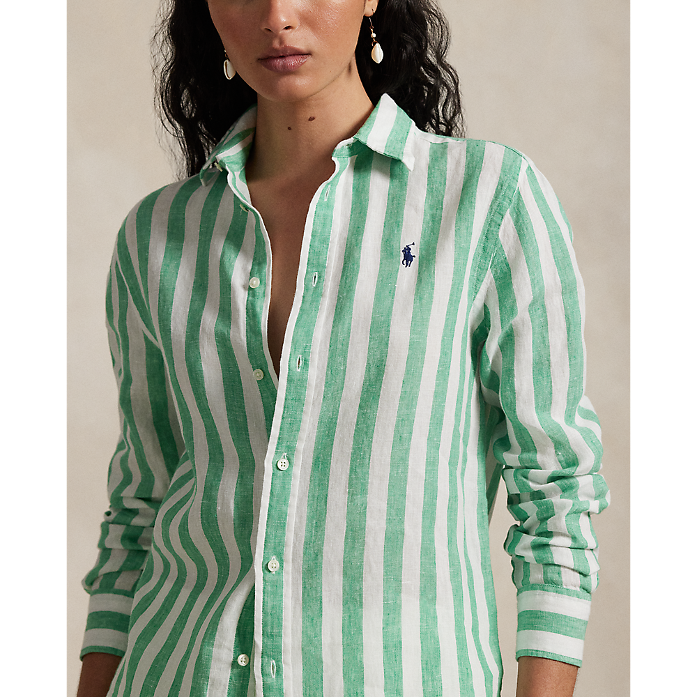 PRL Classic Fit Striped Linen Shirt/Košulja 211970691009