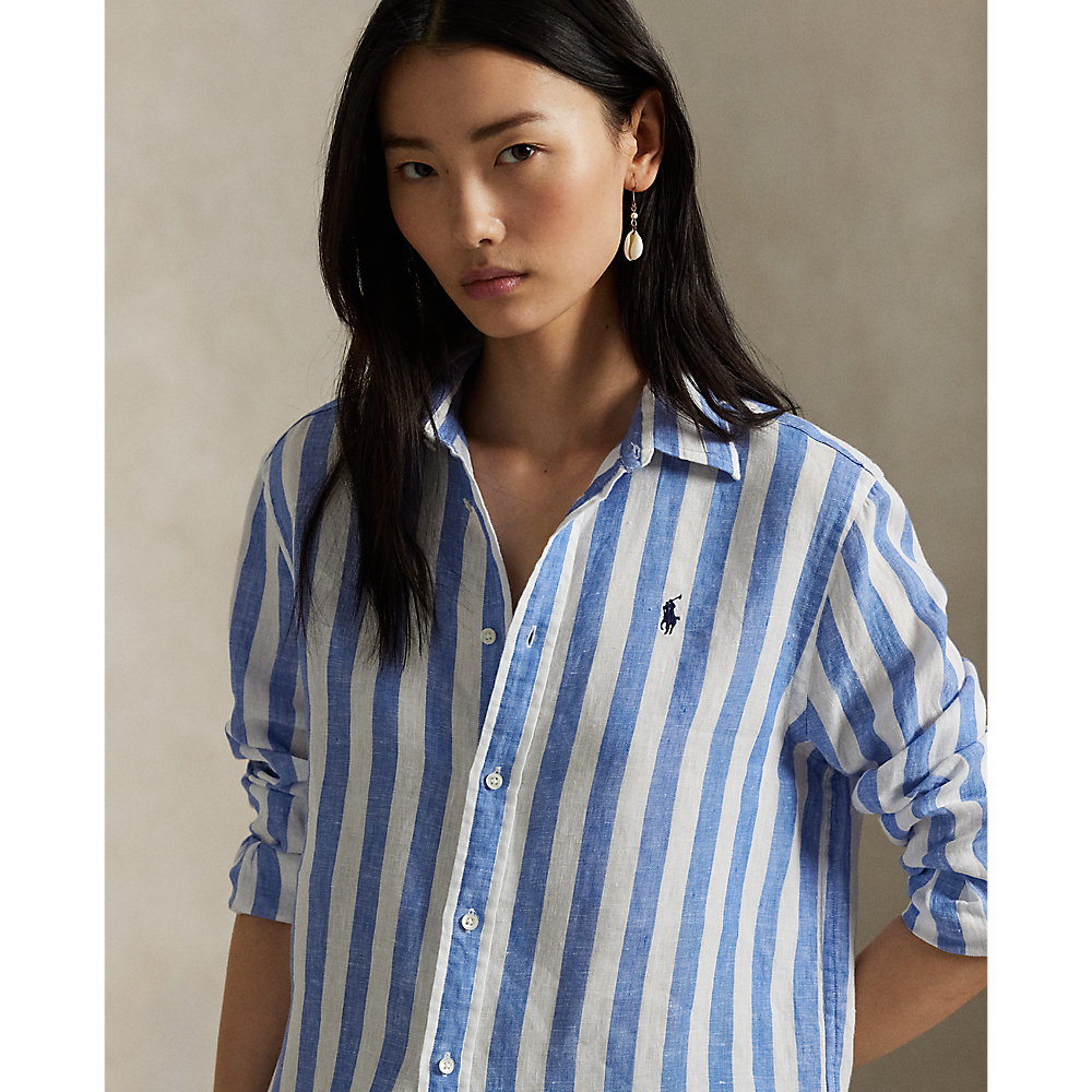 PRL Classic Fit Striped Linen Shirt/Košulja 211970691010