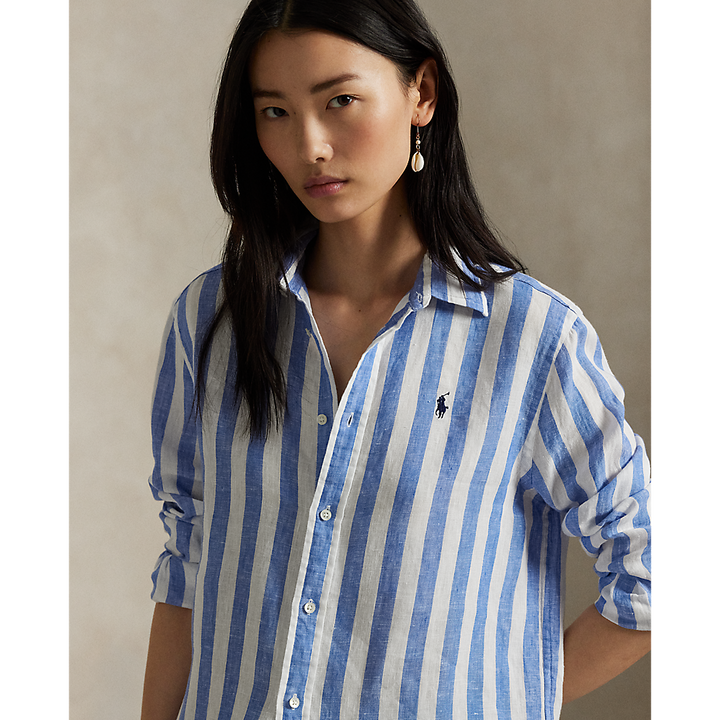 PRL Classic Fit Striped Linen Shirt/Košulja 211970691010