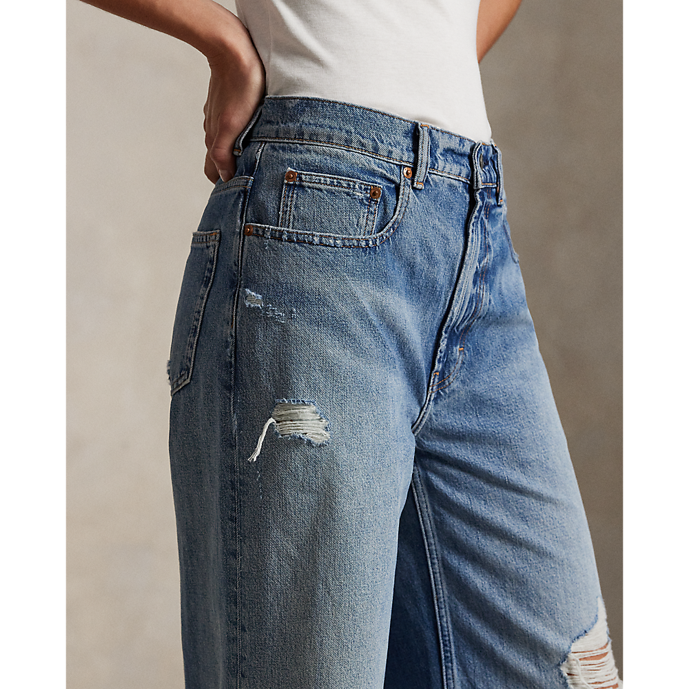 PRL Relaxed Wide-Leg Jean/Traperice 211971223001