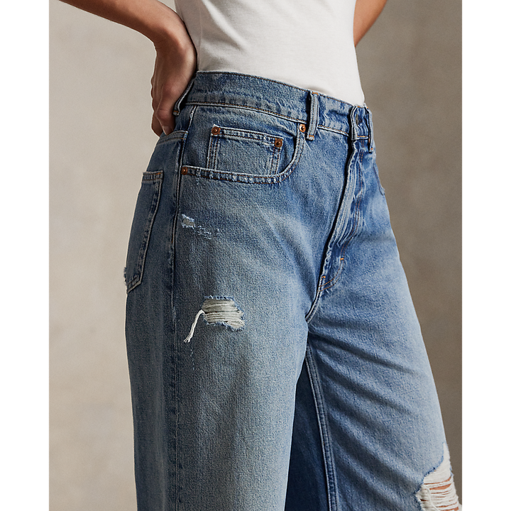 PRL Relaxed Wide-Leg Jean/Traperice 211971223001