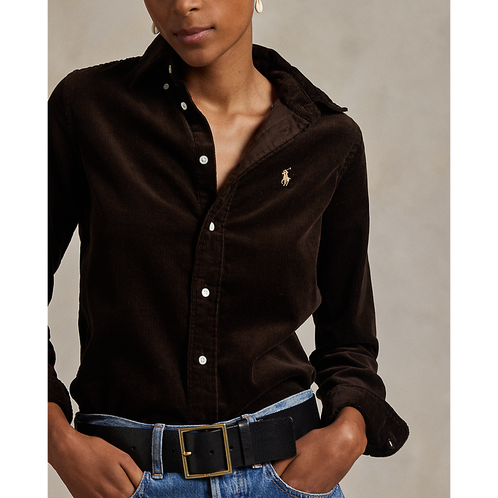 PRL Stretch Slim Fit Cotton Corduroy Shirt/Košulja 211971526002