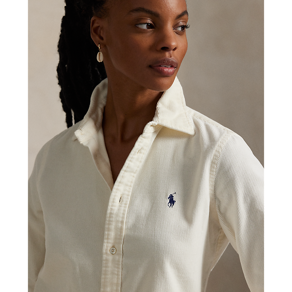 PRL Stretch Slim Fit Cotton Corduroy Shirt/Košulja 211971526005