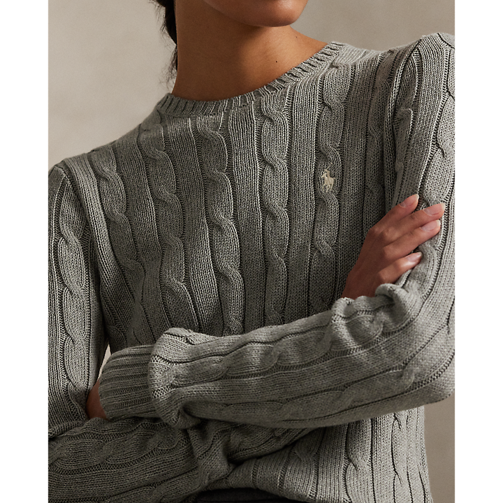 PRL Cable-Knit Cotton Crewneck Sweater/Pulover 211971795001