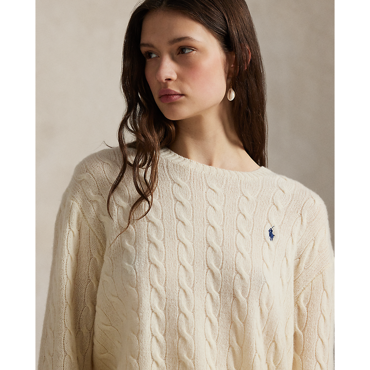 PRL Cable Wool-Cashmere Crewneck Jumper/Pulover 211971865001