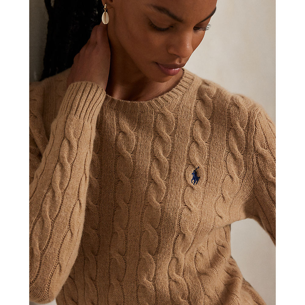 PRL Cable Wool-Cashmere Crewneck Jumper/Pulover 211971865002