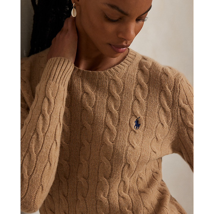 PRL Cable Wool-Cashmere Crewneck Jumper/Pulover 211971865002