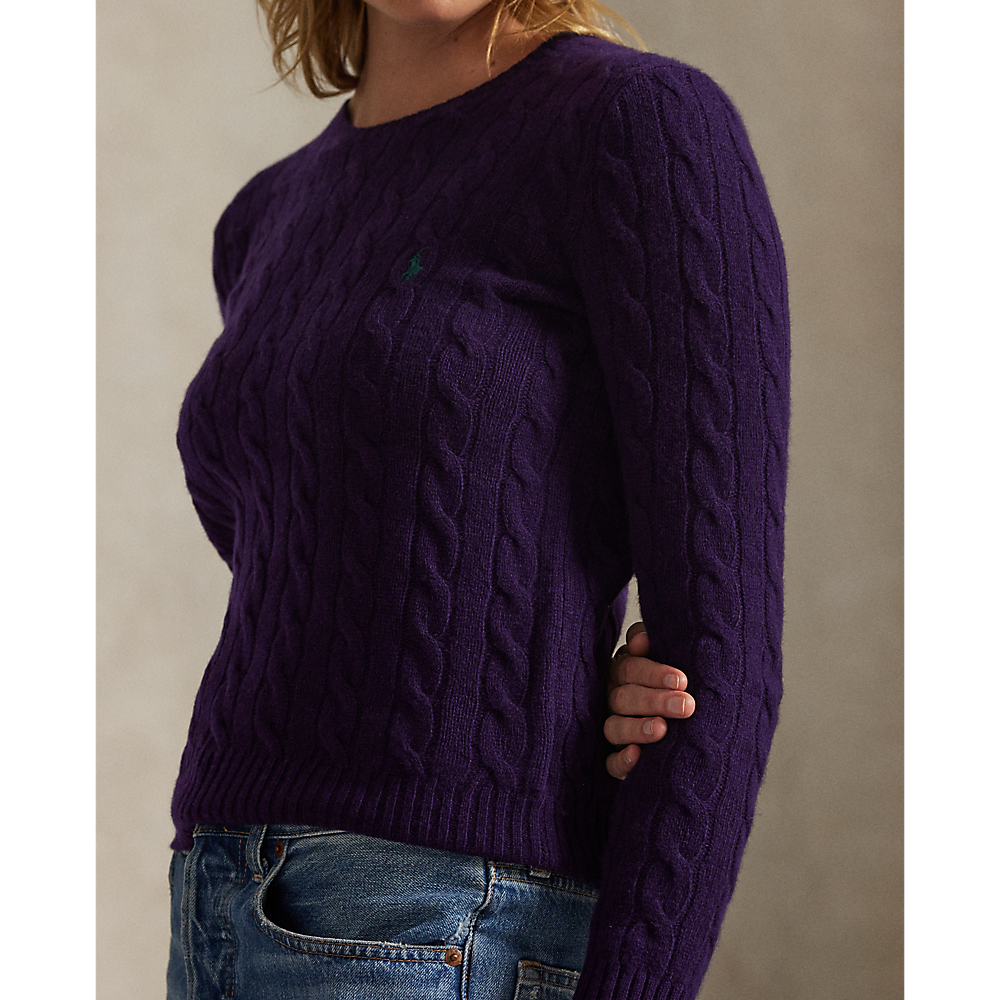 PRL Cable Wool-Cashmere Crewneck Jumper/Pulover 211971865011