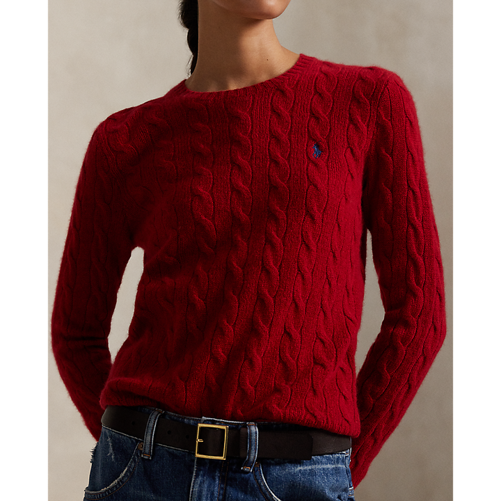 PRL Cable Wool-Cashmere Crewneck Jumper/Pulover 211971865013