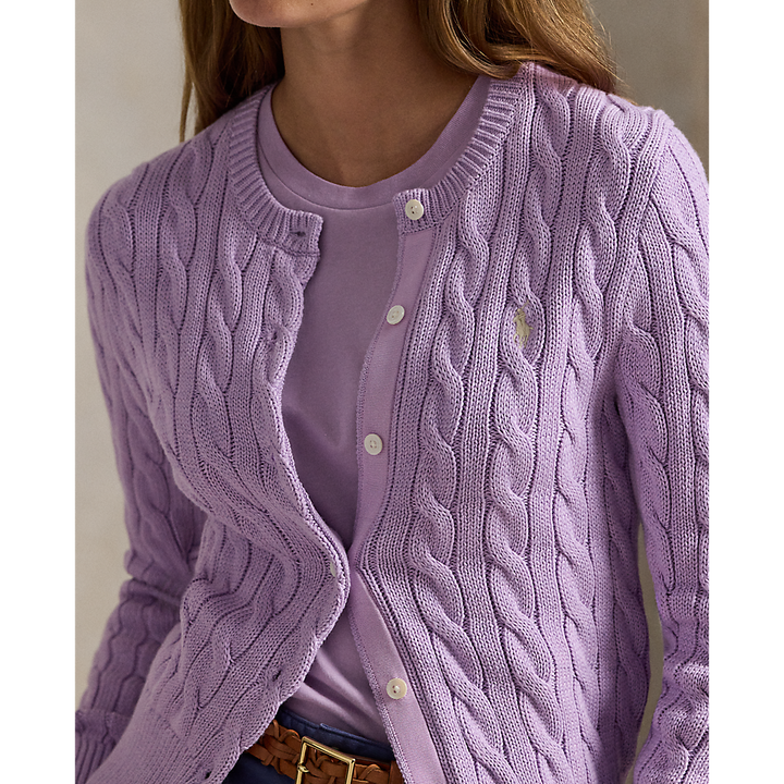 PRL Cable-Knit Cotton Crewneck Cardigan /Pulover 211971868506