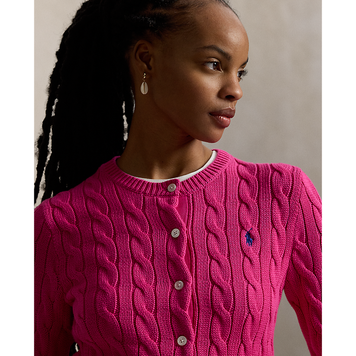 PRL Cable-Knit Cotton Crewneck Cardigan /Pulover 211971868509