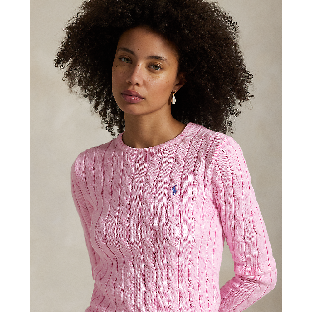 PRL Cable-Knit Cotton Crewneck Sweater/Pulover 211971869010