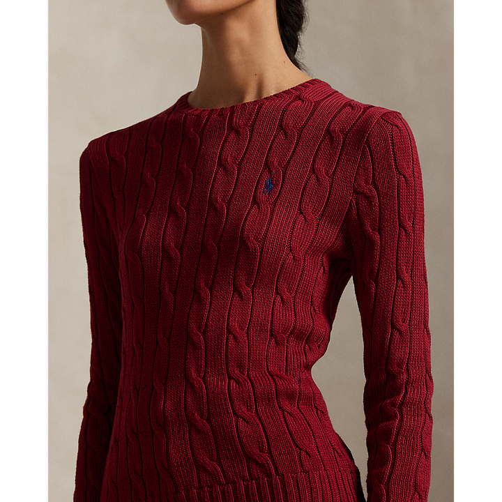 PRL Cable-Knit Cotton Crewneck Jumper/Pulover211971869021