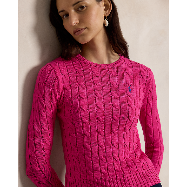 PRL Cable-Knit Cotton Crewneck Jumper/Pulover 211971869508