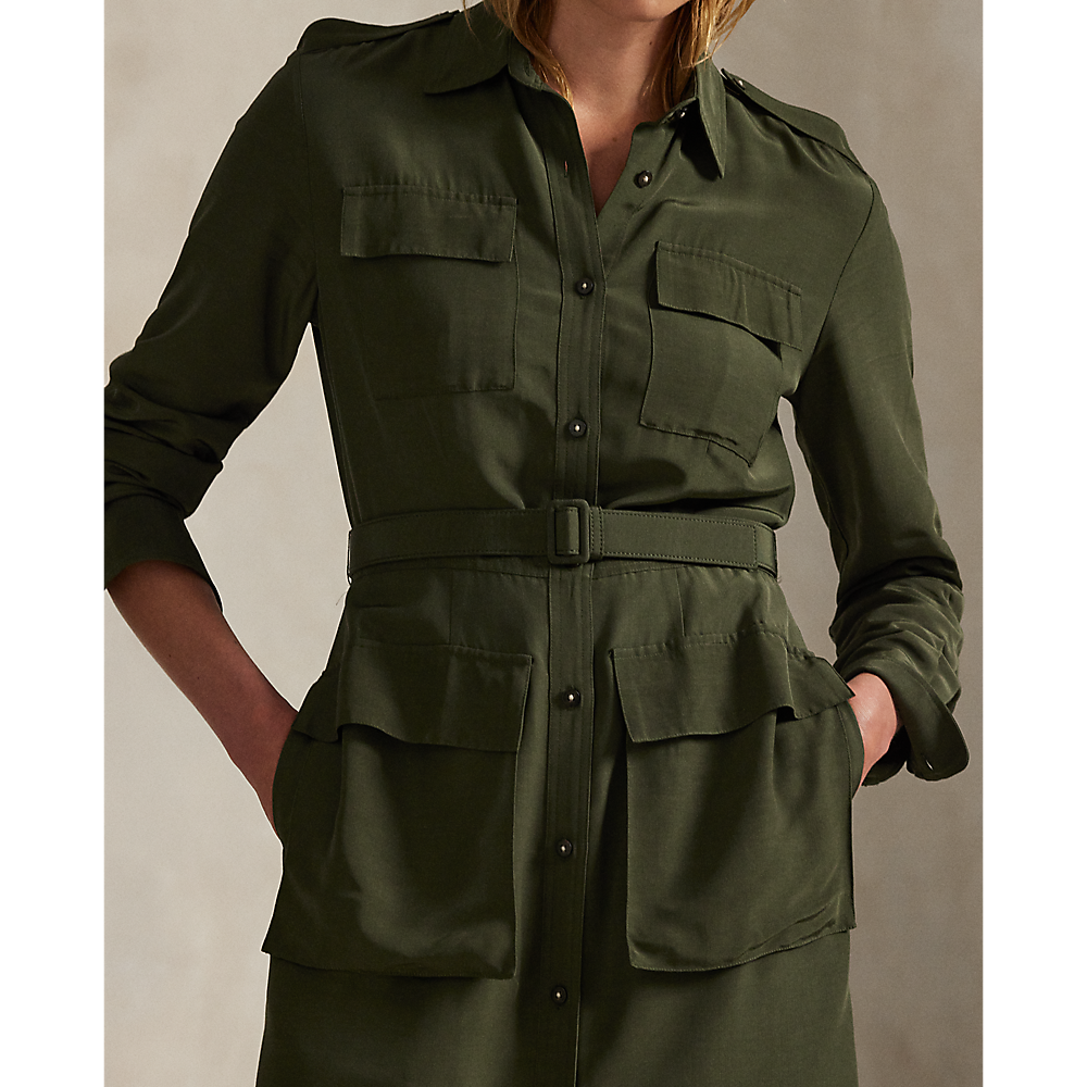 PRL Belted Faille Shirtdress/Haljina 211972077001