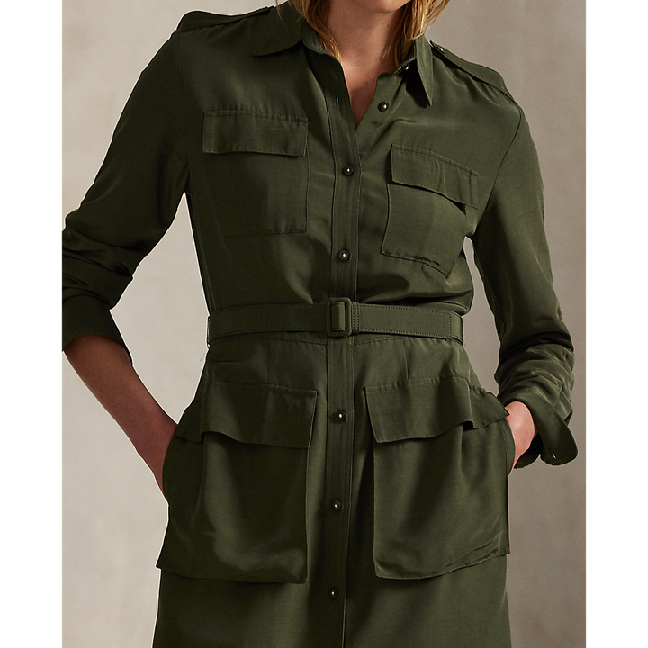 PRL Belted Faille Shirtdress/Haljina 211972077001