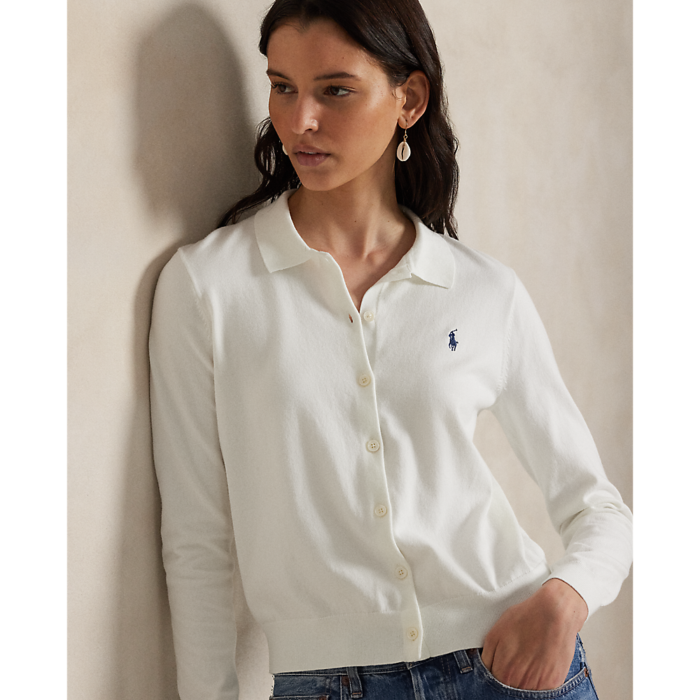 PRL Polo-Collar Buttoned Cardigan/Pulover 211972110002
