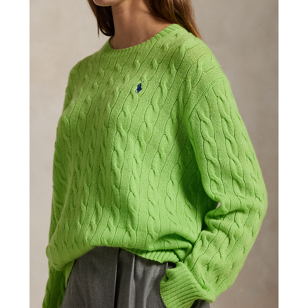PRL Cable Wool-Cashmere Crewneck Jumper/Pulover 211972115002