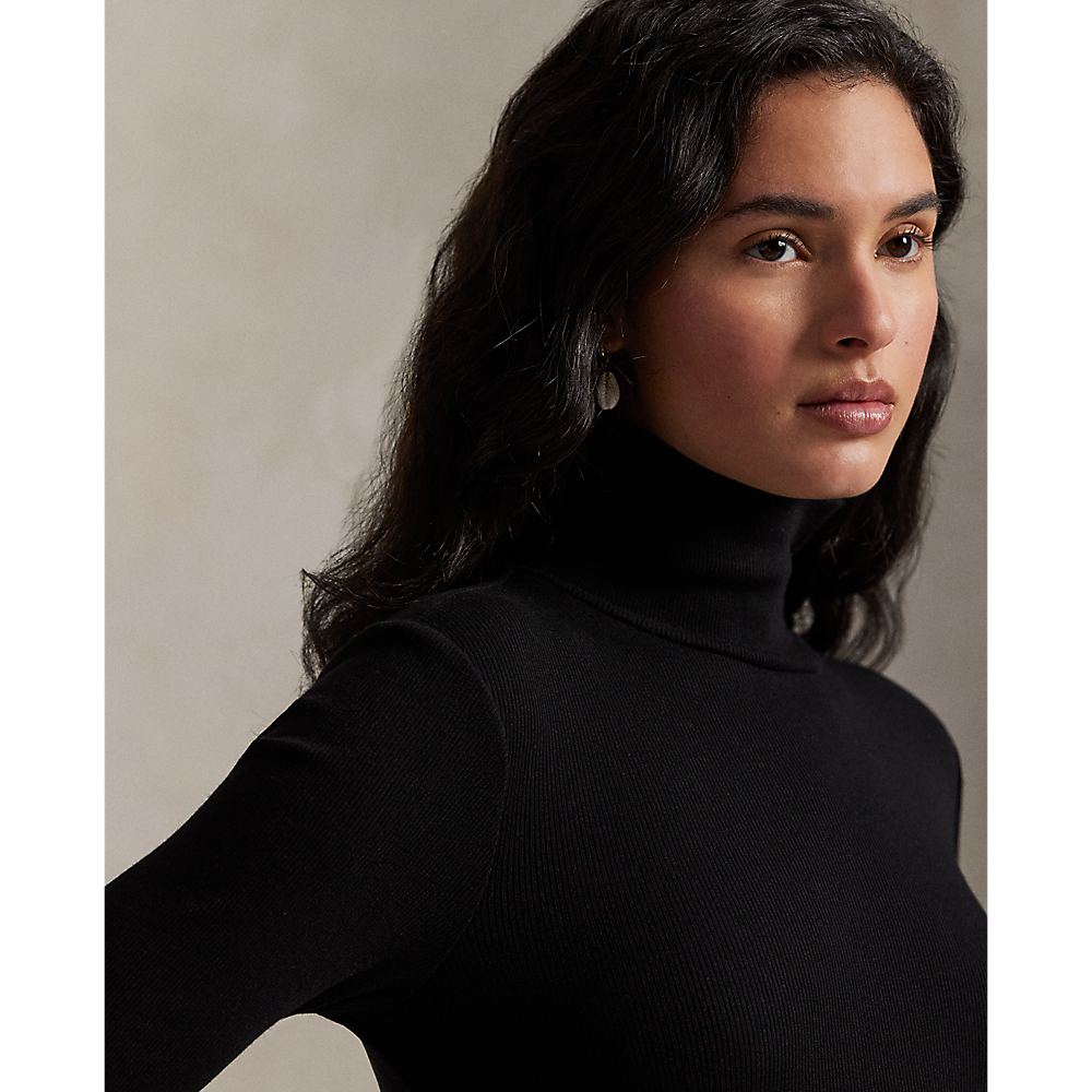 PRL Ribbed Turtleneck Dress/ Haljina 211978153001