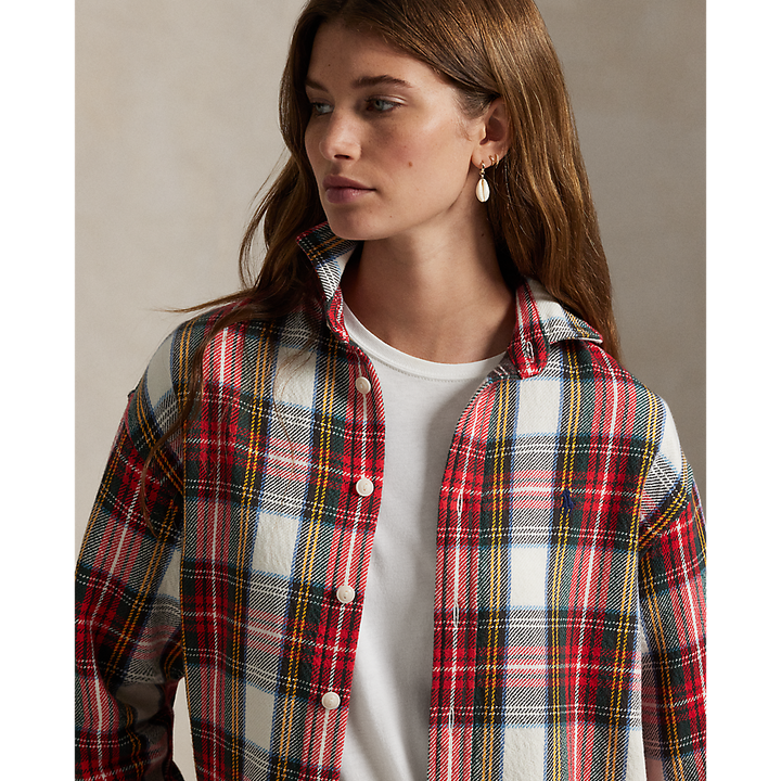 PRL Relaxed Fit Plaid Cotton Twill Shirt/Košulja 211978158001