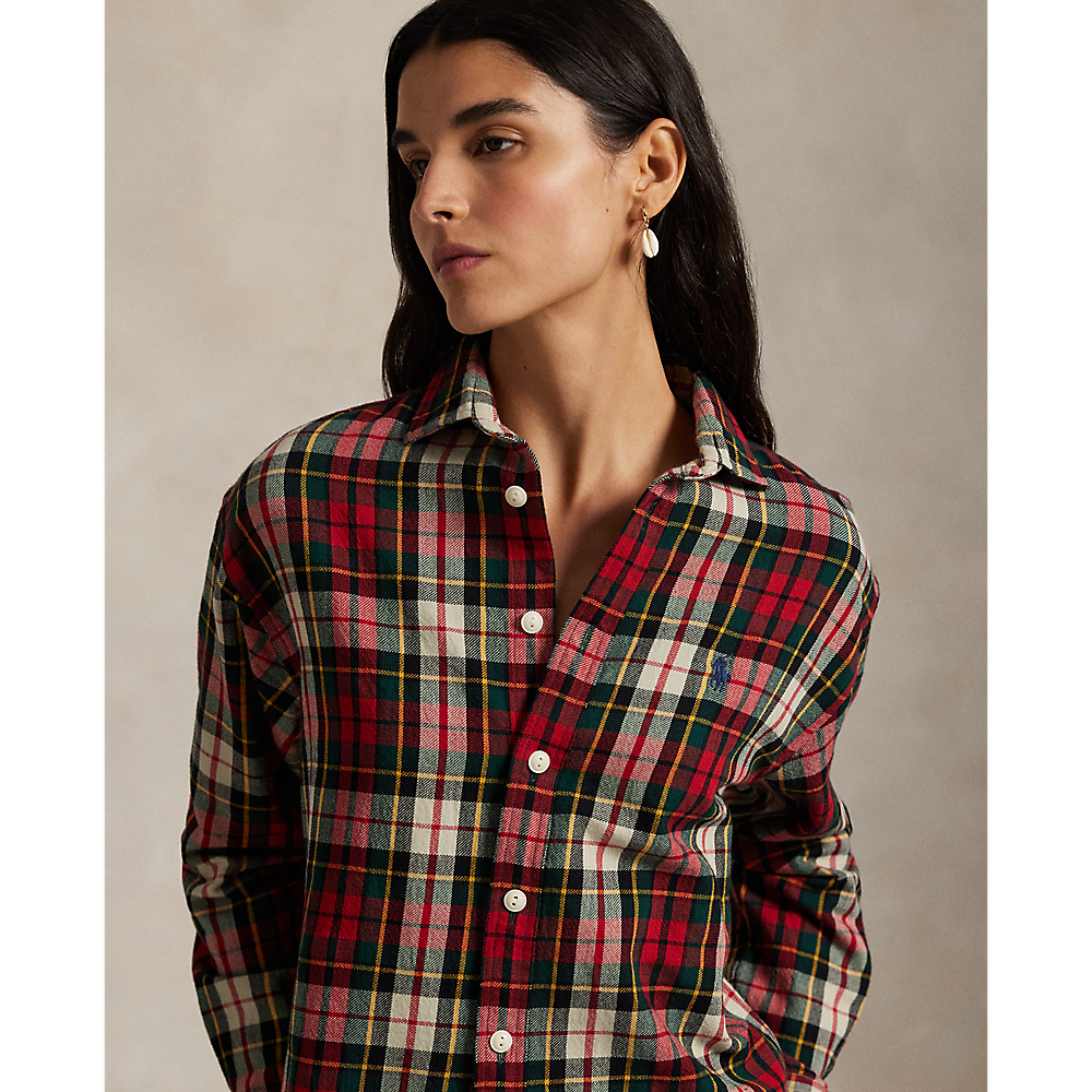 PRL  Relaxed Fit Plaid Cotton Twill Shirt/ Košulja211978159003