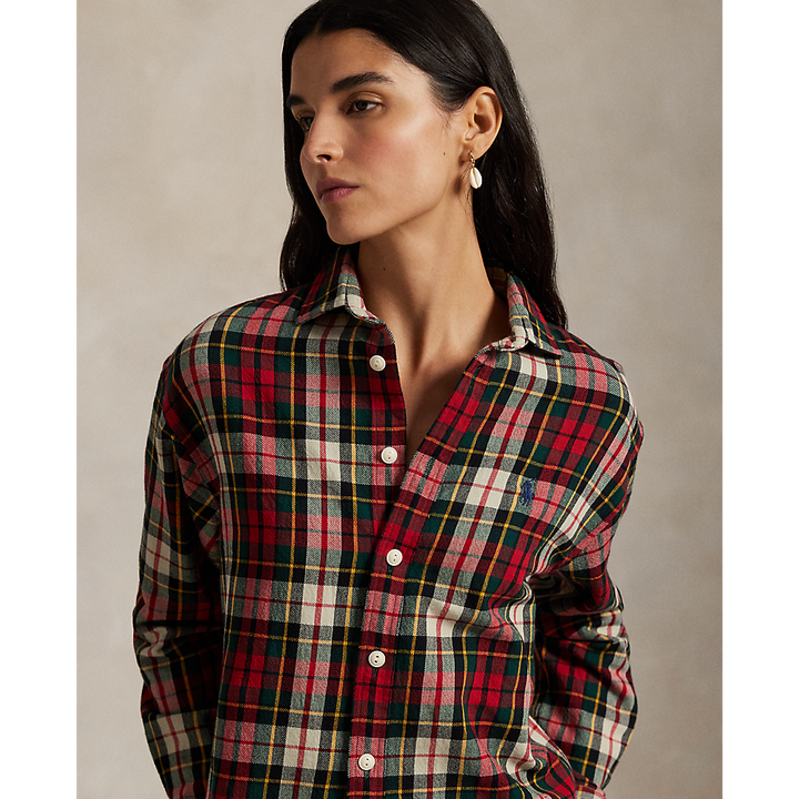 PRL  Relaxed Fit Plaid Cotton Twill Shirt/ Košulja211978159003