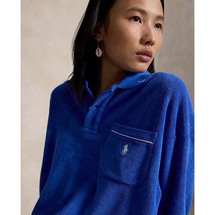 PRL Terry Long-Sleeve Polo Shirt/Polo majica 211A12737001