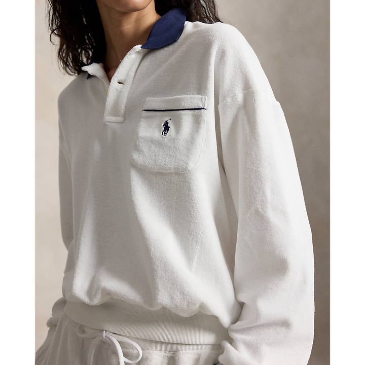 PRL Terry Long-Sleeve Polo Shirt/Polo majica 211A12737002