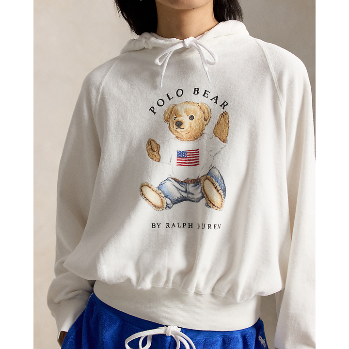 PRL Shrunken Fit Polo Bear Terry Hoodie/Duks 211A12745001
