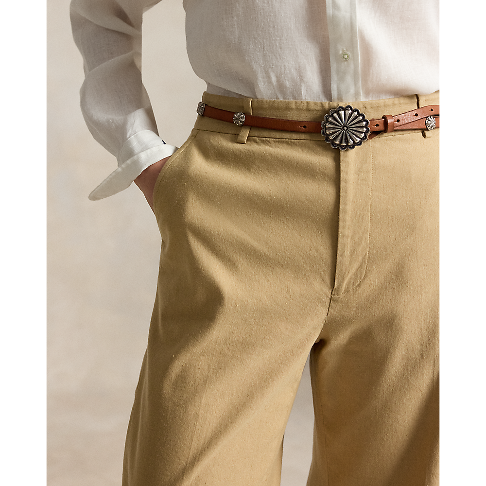 PRL Stretch Cotton-Linen Beaton Pant/Hlače 211A12948001