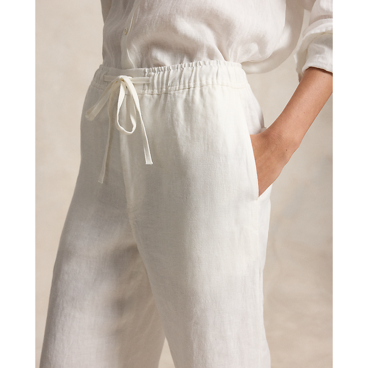 PRL Linen Drawstring Trousers/Hlače 211A12949001