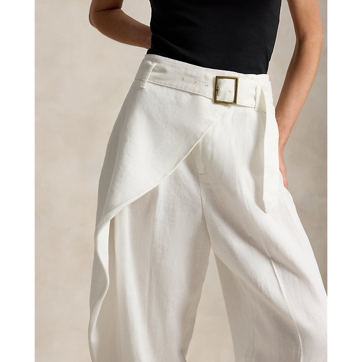 PRL Linen Tapered Wrap Pant/Hlače 211A12961001