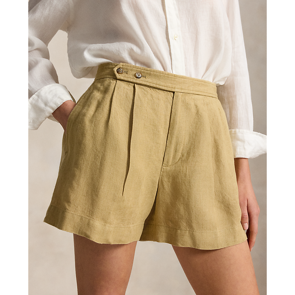 PRL Pleated Linen Short/Bermude 211A12967001