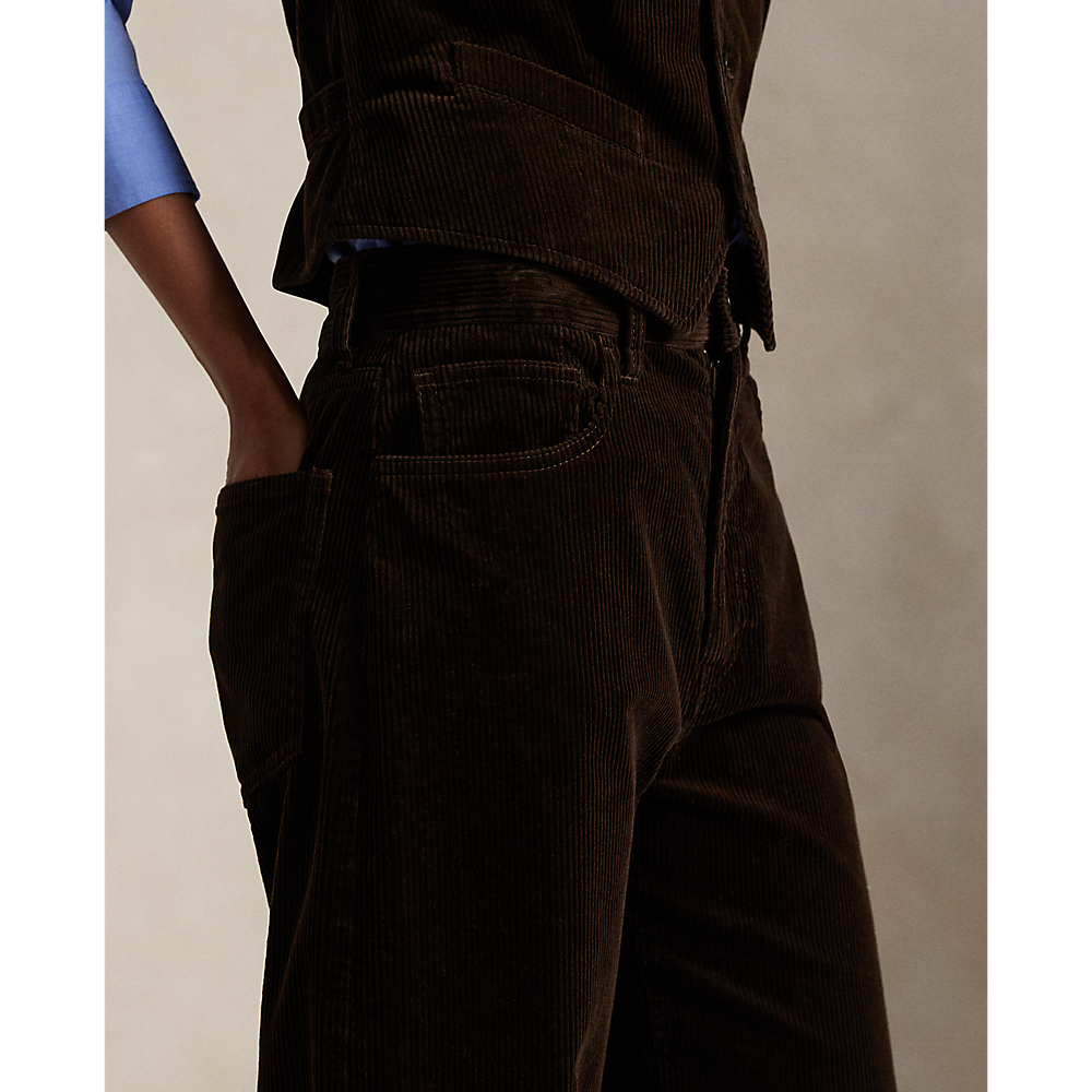 PRL Corduroy Wide-Leg Pant /Hlače 211A87463002