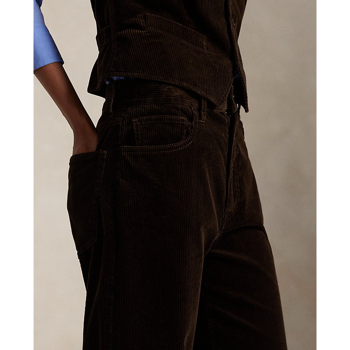 PRL Corduroy Wide-Leg Pant /Hlače 211A87463002