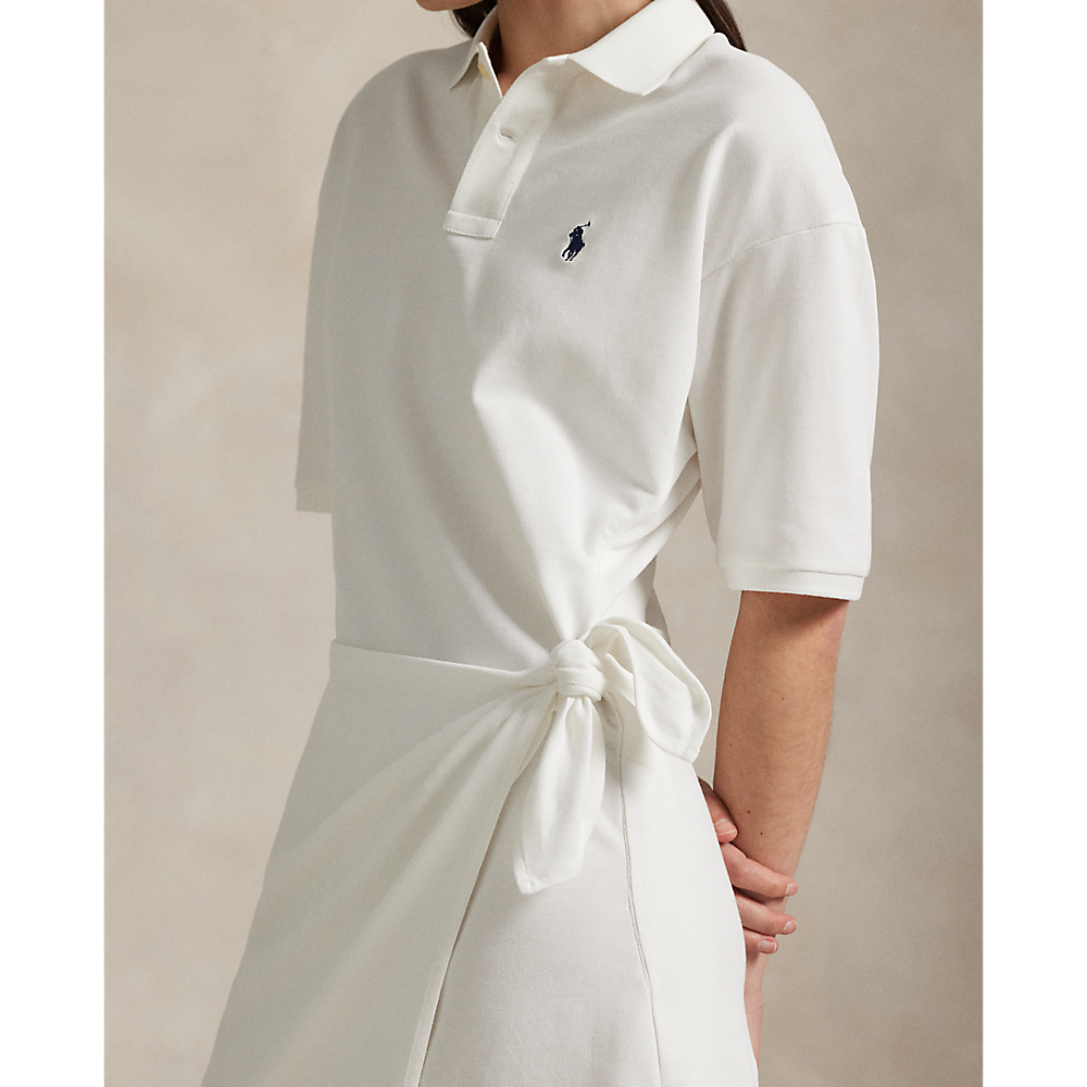PRL Pique Polo Wrap Mini Dress/Haljina 211A88516002